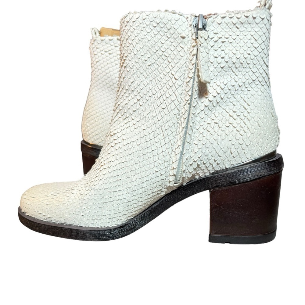 Franco Sarto Kessa Python Artesian Leather Bootie… - image 1